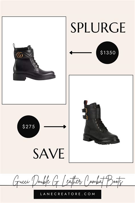 gucci hiking boots dupe|combat boots gucci.